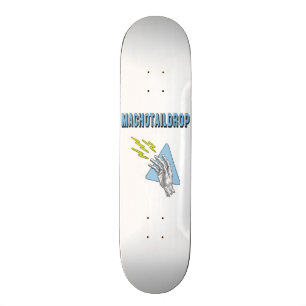 Original- tryck 8" för MACHOTAILDROP däck Skateboard Bräda 21,5 Cm