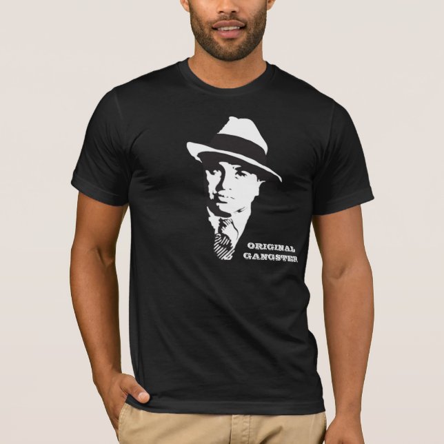ORIGINAL- TSHIRT FÖR GANGSTERAL CAPONE TRÖJA (Framsida)