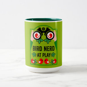 Original Unik Fågelskådare Två-Tonad Mugg
