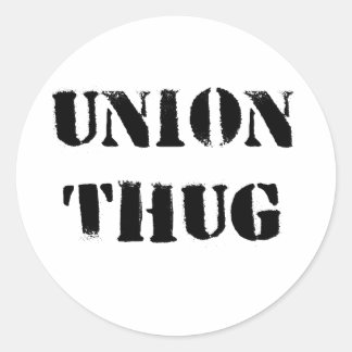 Original Union Thug Stickers Runt Klistermärke