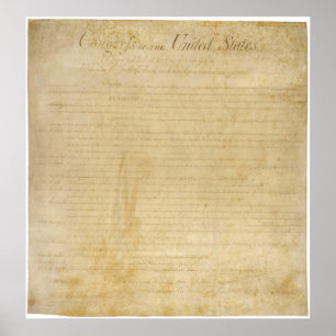 ORIGINAL- United States konstitutionräkning av Poster