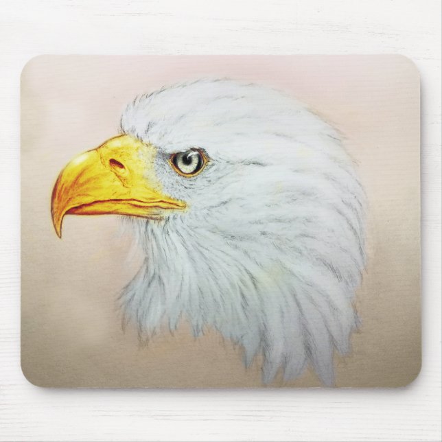 Original vintage art mousepad - Eagle Musmatta (Framsidan)