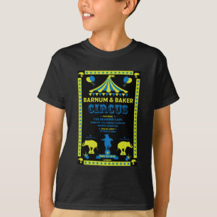 Original Vintages Inspirerad Cirkus Art T-Shirt