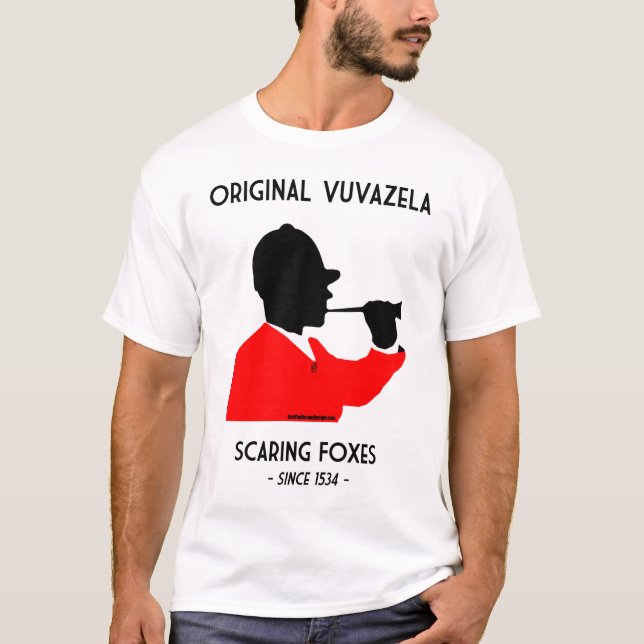 Original- Vuvuzela - skrämma rävar Tee (Framsida)
