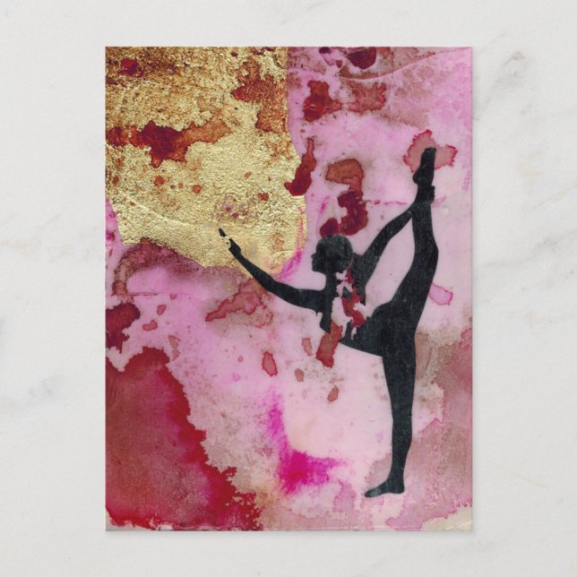 Original Yoga Girl-vykort Vykort (Framsida)