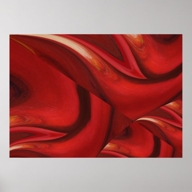 Originala abstrakta canvas konst affischer tryck (Framsidan)