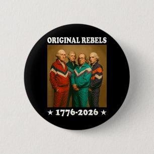 Originala rebeller 17762026 roliga grundande fäder knapp
