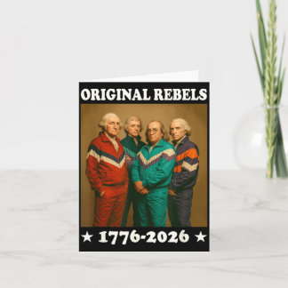 Originala rebeller 17762026 roliga grundlagsfäder kort
