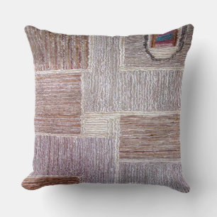 Originalbåtar av lädermattor kudde