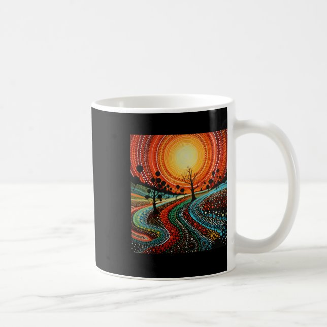 Originalbestyrkt konst - solskyddssymbol kaffemugg (Höger)