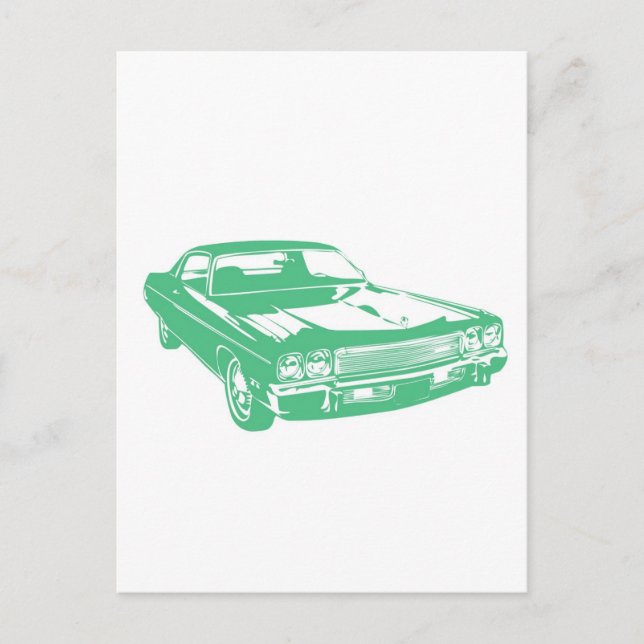 Originalbil för grönt vykort (Framsida)