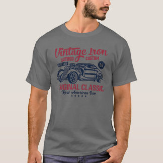 Originalbilen i vintage järn t shirt