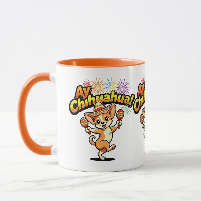 Originaldesign Ay Chihuahua! Mugg (Vänster)