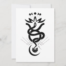 Originaldesign för 2025 Ormtryck, Oxen  Inbjudningar