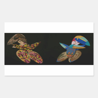 "Originaldesign" "Teenie Penslar"-ritdekal Rektangulärt Klistermärke