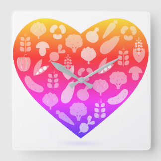 Originaldesigners klocka med rosa vegetabilisk