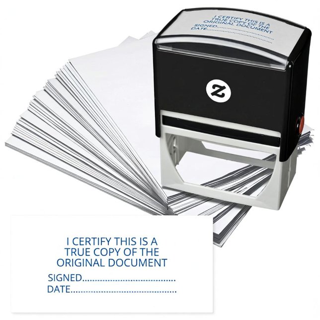 Originaldokument Anpassad Självbläckande Stämpel (Self-Inking Business Stamps)