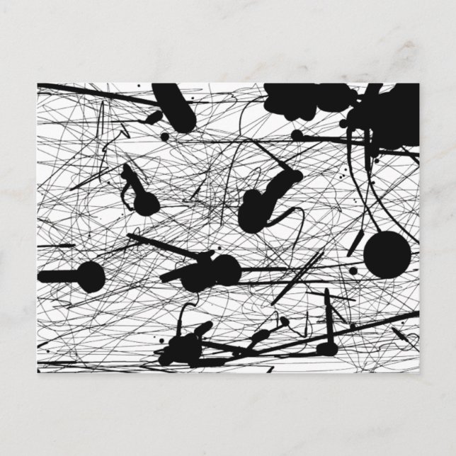 Originalfärg för svart platter vykort (Framsida)