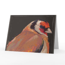 Originalfärgning av en guld fink