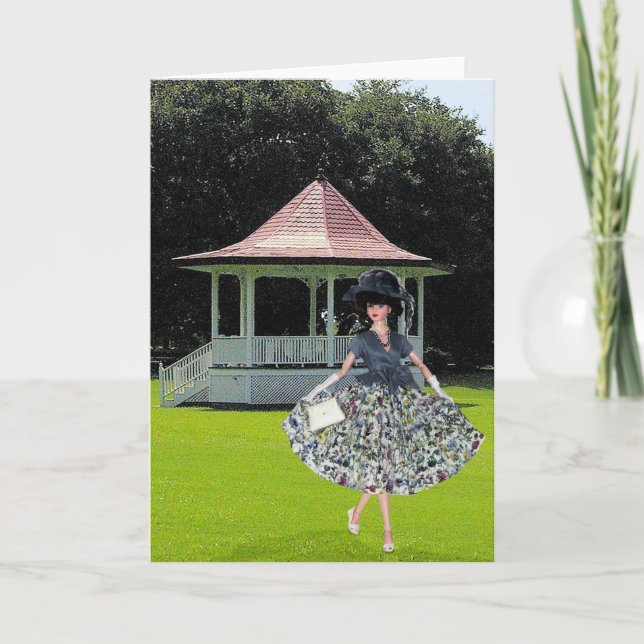 Originalfotomontage nr 10 helgkort (Framsida)