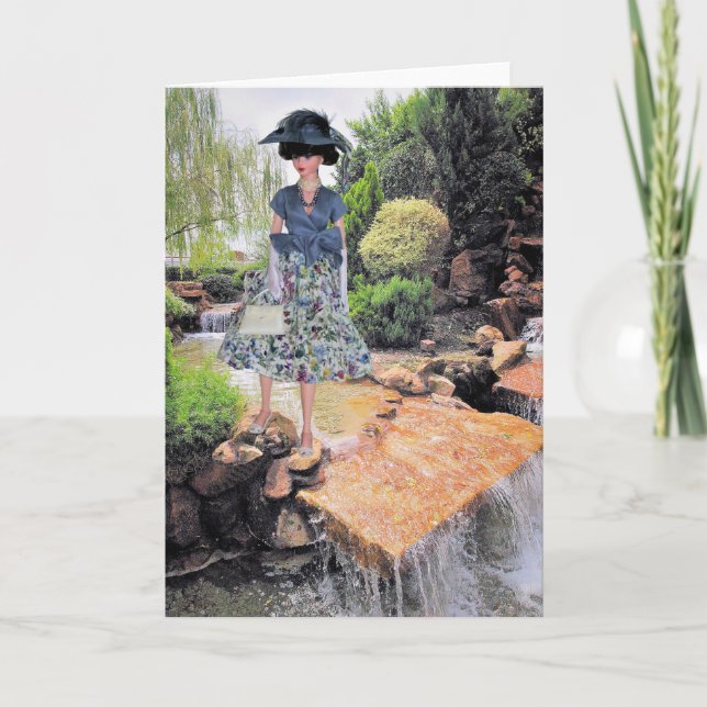 Originalfotomontage nr 10c helgkort (Framsida)