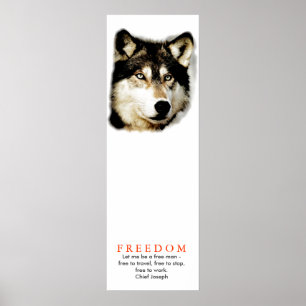 Originalfri Varg Poster Skriv ut