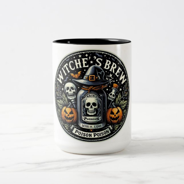 Originalgift – Gotisk Häxors Brygd Två-Tonad Mugg (Center)