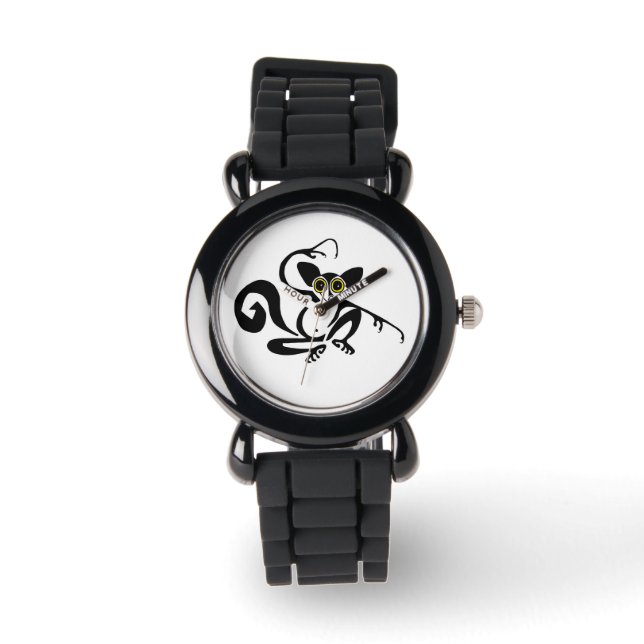 Originalgrafik - AYE-AYE - madagascar - primat Armbandsur (Framsida)