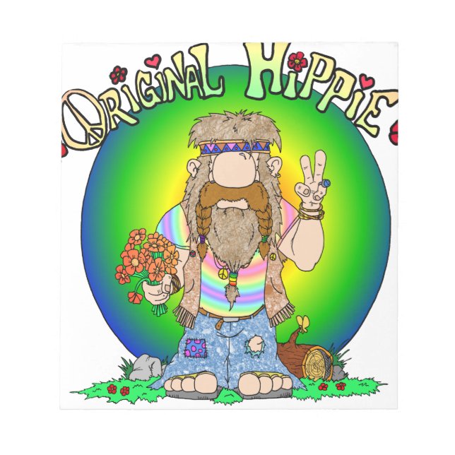 Originalhippie Anteckningsblock (Framsida)