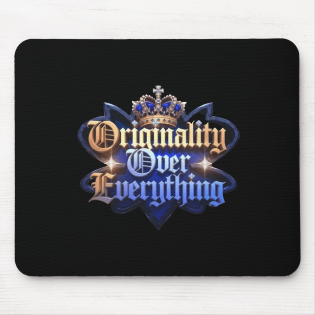 Originalitet över allt-märke musmatta (Framsidan)