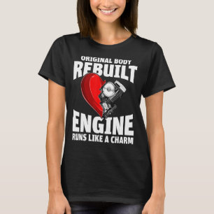 Originalkarosseriet återbyggt springa som ett diag t shirt