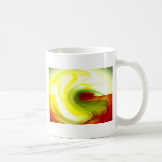 Originalkonst - Abstrakt Modern Art Kaffemugg (Höger)