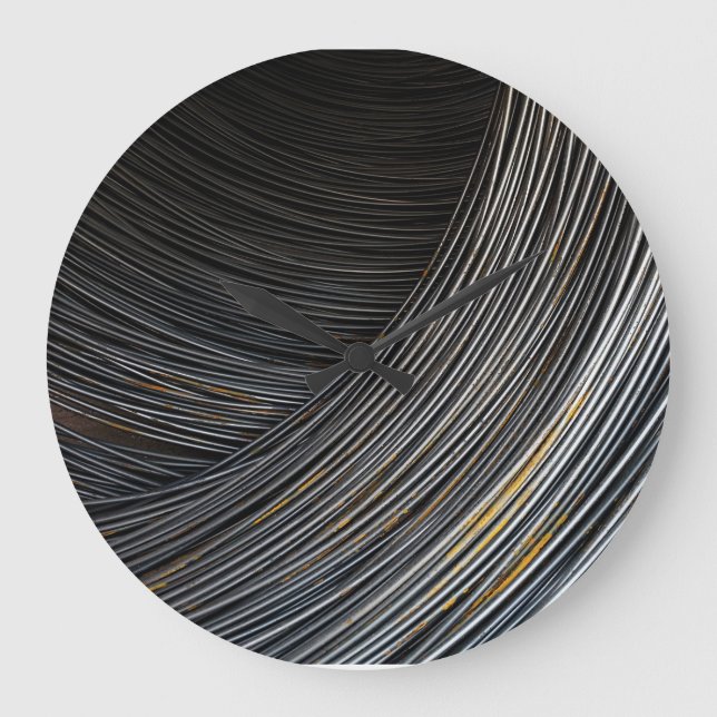 Originalkonst: "behållor som vrider liv" stor klocka (Framsida)