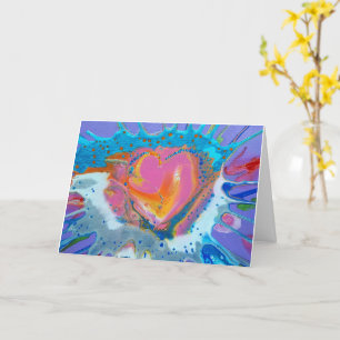 Originalkonst "Heart Me" Kort