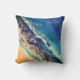 Originalkonst utanför dörröppningshavet kudde