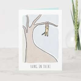 Originalkonsten Häng in där Uppmuntran Kort