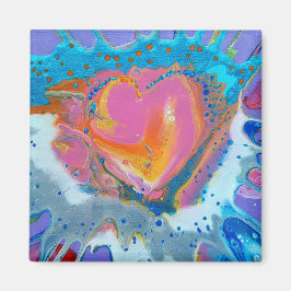 Originalkonsten "Heart Me" Magnet