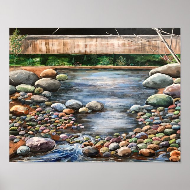 Originalkonsten Poster brook (Framsidan)