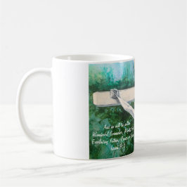 Originalkonstverk Jul-Isaiah 9:6 Kaffemugg