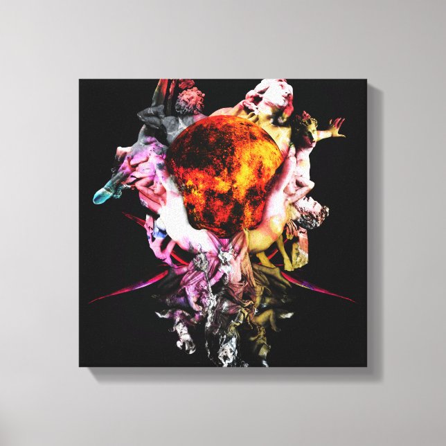 Originalkonstverk nr 3 canvastryck (Framsida)