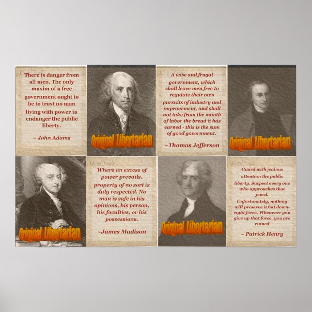 Originallibertärer Poster (Framsidan)