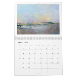 Originalmålning 202X för liggande Abstrakt Kalender