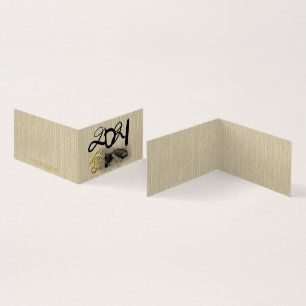 Originalmålning Vatten Buffalo Ox nyår FC Kort