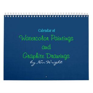 Originalmålningar och Teckning-kalender Kalender