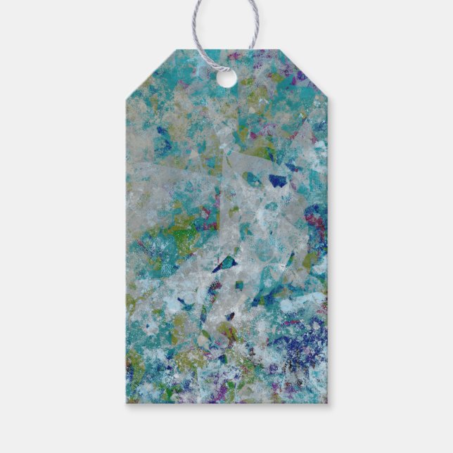 Originalmodern och av en liknande Abstrakt konstnä Presentetikett (Framsidan)