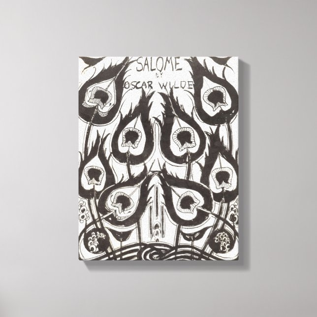 Originalskiss för omslaget "Salome" av Oscar Canvastryck (Framsida)