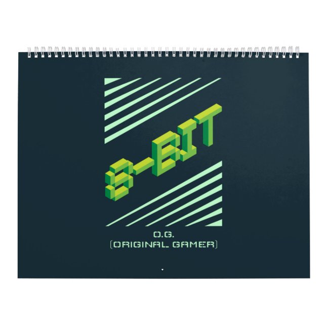 Originalspelare 8 bitar kalender (Omslag)