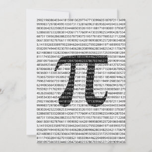 Originalsvart nummer pi dag, matematisk symbol