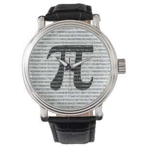 Originalsvart nummer pi dag, matematisk symbol armbandsur