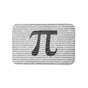 Originalsvart nummer pi dag, matematisk symbol badrumsmatta